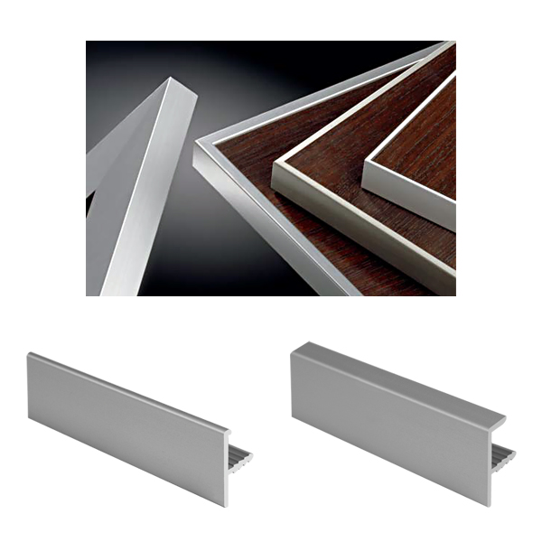 Perfis de alum�nio para orlar